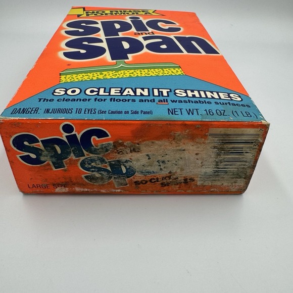 Spic and Span No Rise Cleaner 16 Ounce Prop Vintage - Picture 3 of 6